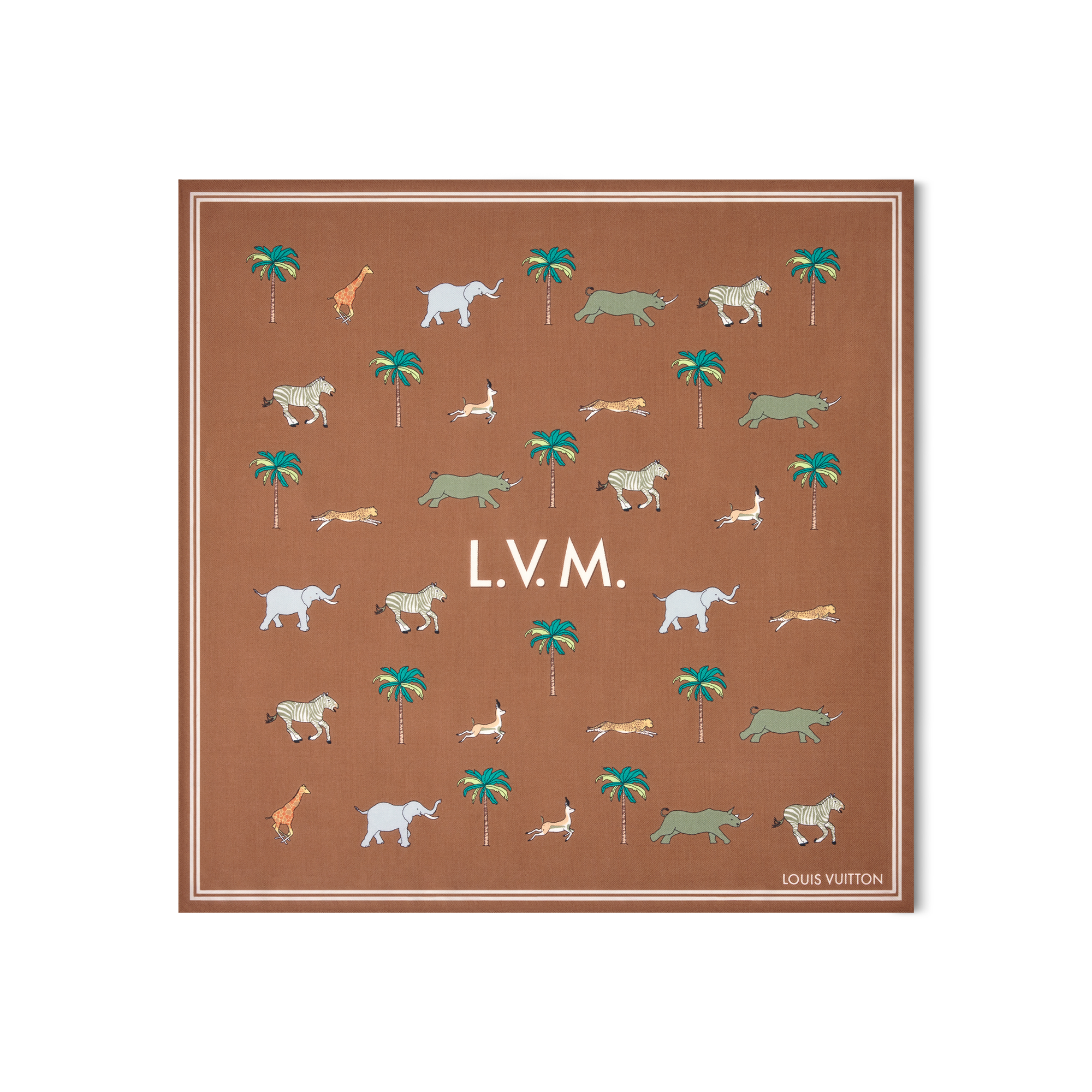 LV x The Darjeeling Limited Bandana - Luxury S00 Brown | LOUIS VUITTON